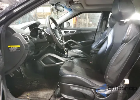 2012 Hyundai Veloster из США, поврежденный, VIN KMHTC6AD5CU020715